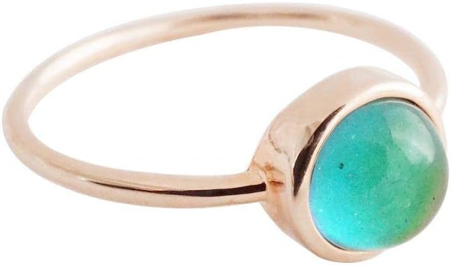 HONEYCAT Mood Ring in Gold, Rose Gold, or Silver | Size 4, 5, 6, 7, 8, 9, 10,11 | Minimalist, Delicate Jewelry