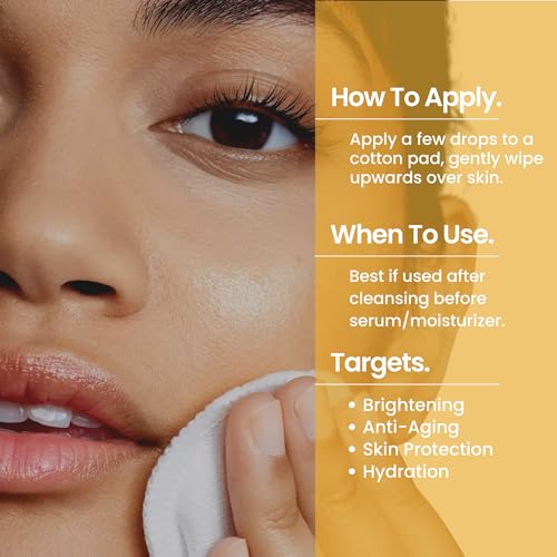 Natural Outcome C-Brilliance Vitamin C Toner for Face Daily Witch Hazel Facial Astringent with Kakadu Plum and Bilberry Fruit 8 oz Vegan, Fragrance Free