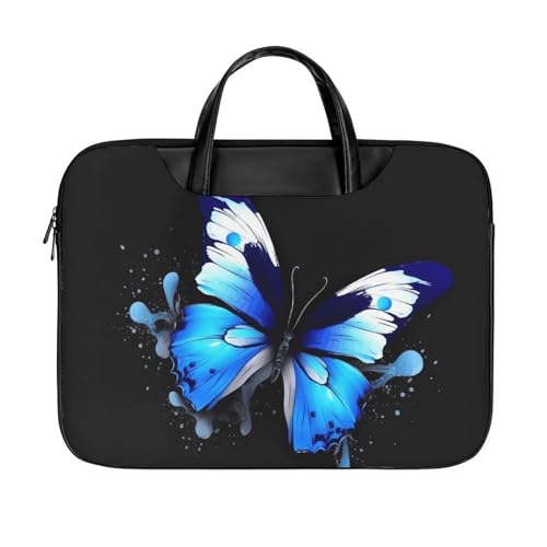 Bolso para portátil 17 pulgadas impermeable azul miniatura 1