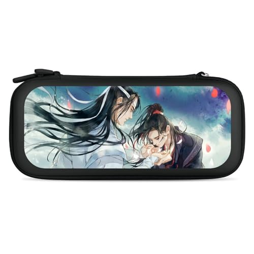 Nintendo Switch対応 UUki ハードケース 魏無羨 夷陵老祖 藍忘機 魔道祖師 Switch / Switch有機elモデル対応 耐衝撃 防汚防水 全面保護 薄型 大容量 キャリングケース ゲームカード 15枚収納 Black-style