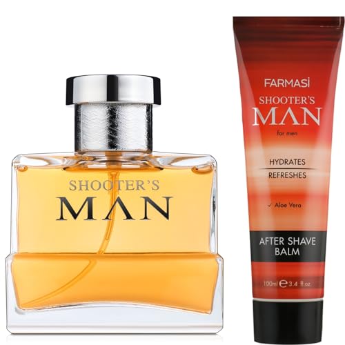 FARMASi Shooter's Man Duo Shooter`s Man After Shave Balm Shooter's Man Eau de Toilette.