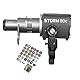 Optischer Mini-Snoot für Aputure Storm 80C COB-Licht, inklusive 33 Gobo-Filtern und transparentem PVC-Gobo-Album, magnetischer Dual-Gobo-Slot, einstellbarer Fokus, Aluminium-Konstruktion für kreative