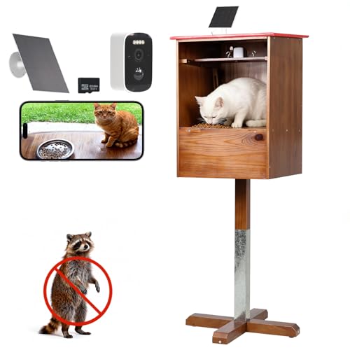 Outdoor Cat Feeder with Camera