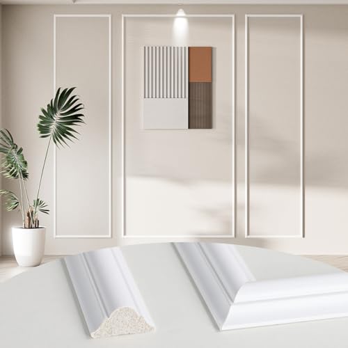 Paneles prefabricados de pared Arthome con molduras precortadas de alta simetría 2