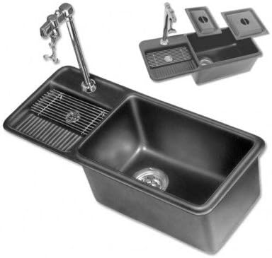 Compact Deep Ice Bin & Water Station (Insulated)(Faucet NOT Included)