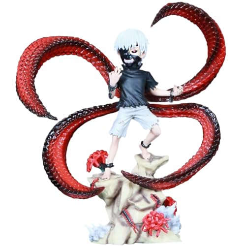 Zhongkaihua Figurine Tokyo Ghoul Kaneki Ken - Modèle d'Anime 18 cm - Décoration PVC - Objet de Collection - Décoration de Bureau - Cadeau