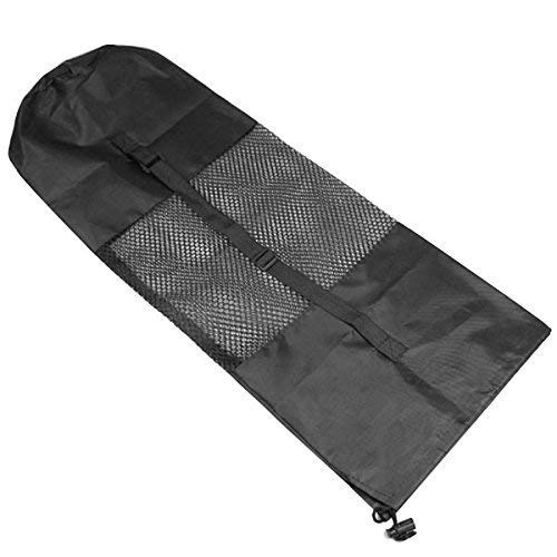 Webshoppers - Pack of 2 -Yoga Bag mat Carry Exercise mat Carrying Cover with Strap - Black 1