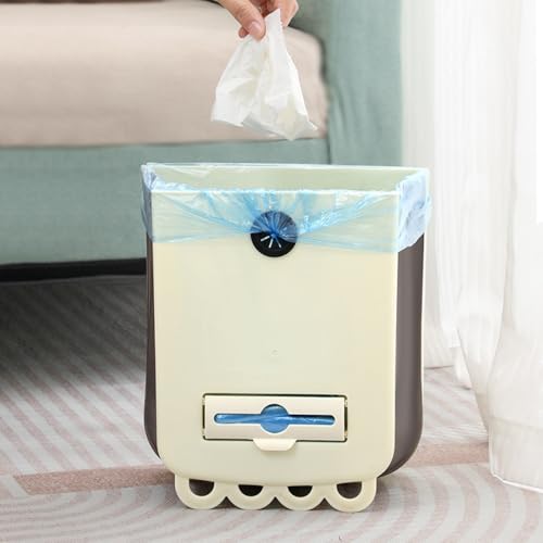Caneca plegable pequeña para cocina beige