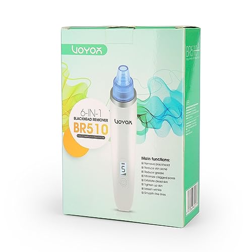 VOYOR Removedor de Cravos Pore Vacuum - Aspirador de Pó Facial Elétrico Limpador de Poros Acne Remoç