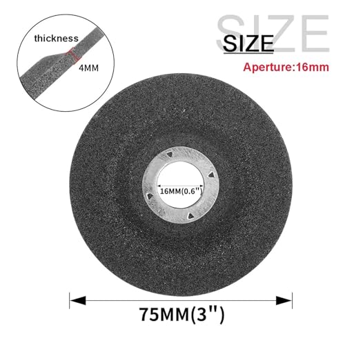 Meuleuse d'angle disque de coupe 75mm pour éliminer la rouille sans bloquer l'arbre