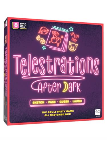 Jeu de fête Telestrations After Dark USAopoly pour adultes dès 18 ans