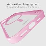 SBS Etui Mag Frame Case MagSafe do iPhone'a 16 - Elastyczne i trwałe, odporne na uderzenia i zarysowania, ochrona aparatu, materiał TPU, smukły design, przezroczysty i różowy