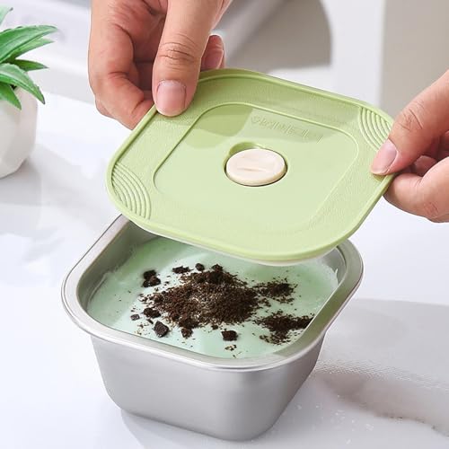 Récipients à glace de 400ml avec couvercle en silicone pour dessert - 4