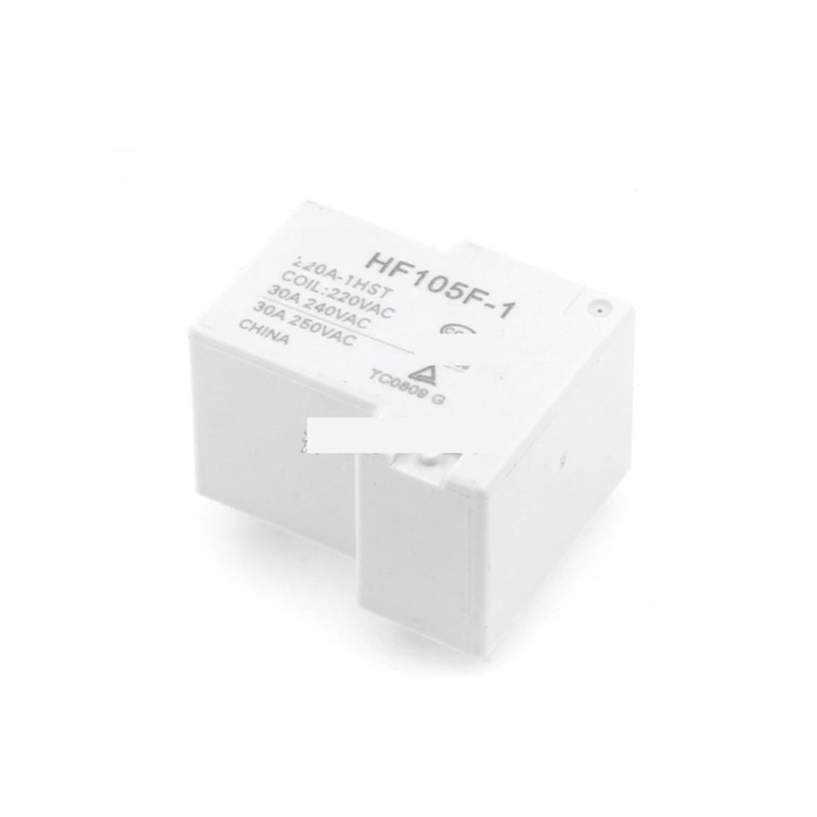Relés de potencia de 4 pines HF105F-1-220A-1HST de 220V CA y 30A para cuadros de distribución 3