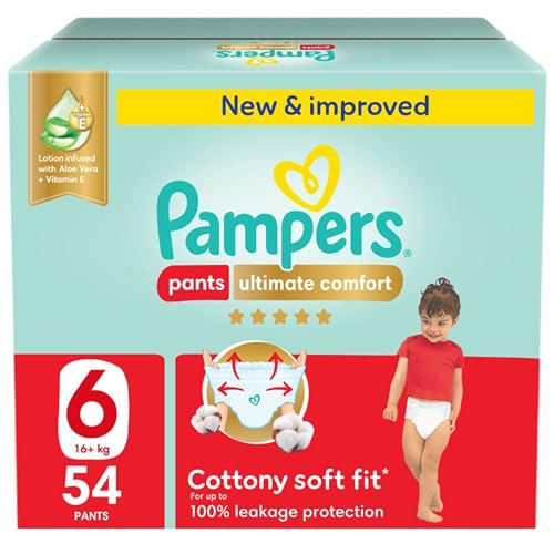 Pampers Ultimate Comfort Size 6 16+ kg Giant Box 54 Diaper Pants