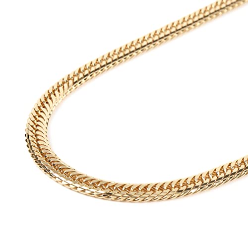 [ハッピーグッツショップ] 18金 喜平ネックレス トリプルMカット 50g 50cm メンズ レディース チェーン ゴールド