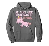 sweat licorne femme Porte ce humour Je Suis Une Licornasse tenue pour: maman, soeur, cousine etc. C'est une idée de cadeau parfaite pour noel, anniversaire, fête des mères, saint-valentin