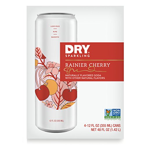 Dry Sparkling Soda, Rainier Cherry Cans, 12 Fl Oz (Pack Of 4) #TOP5