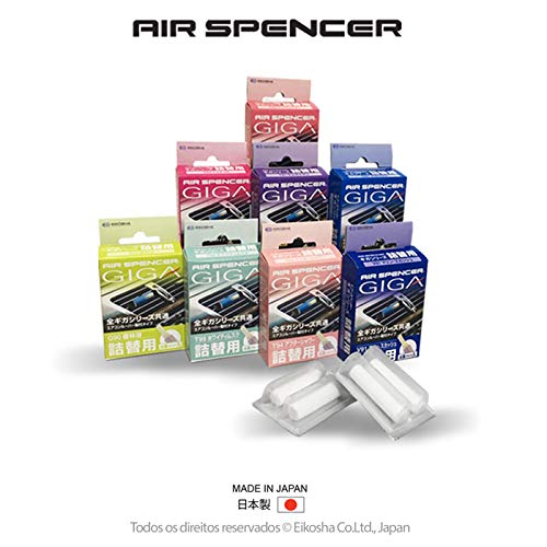 Kit Aromatizador Air spencer Green Breeze Perfume de carro Importado Japão Cheirinho purificador