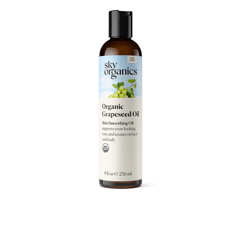 Buy Grapeseed Oil by Sky Organics 100 Pure, Natural & ColdPressed