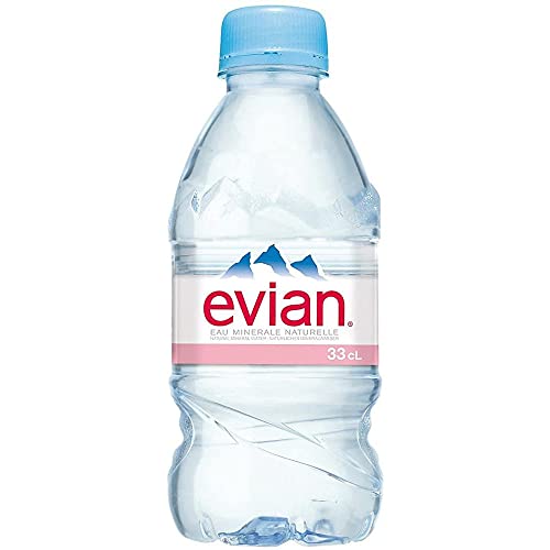 Image of Evian Eau Natural Mineral Water Bottle, 4 X 330 ml