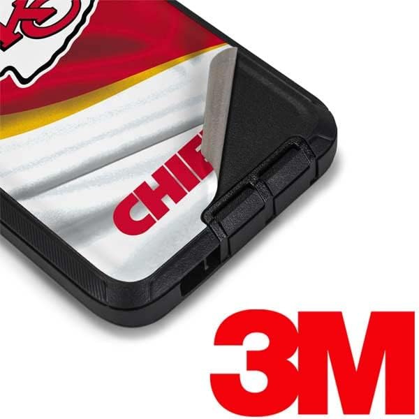 Skinit Decal Skin Compatible with OtterBox Defender Galaxy S10 Plus - Officially Licensed NFL Kansas City Chiefs Design