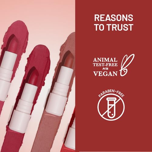 Image of Swiss Beauty Stay All Day Lipstick | 12-Hour Stay | Transfer-Proof | Matte Finish | With Vitamin E & Shea Butter | Shade- 7. Sassy, 4g (1 Count)