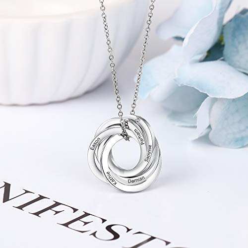 Kaululu Russo Anelli Collana con Incisione