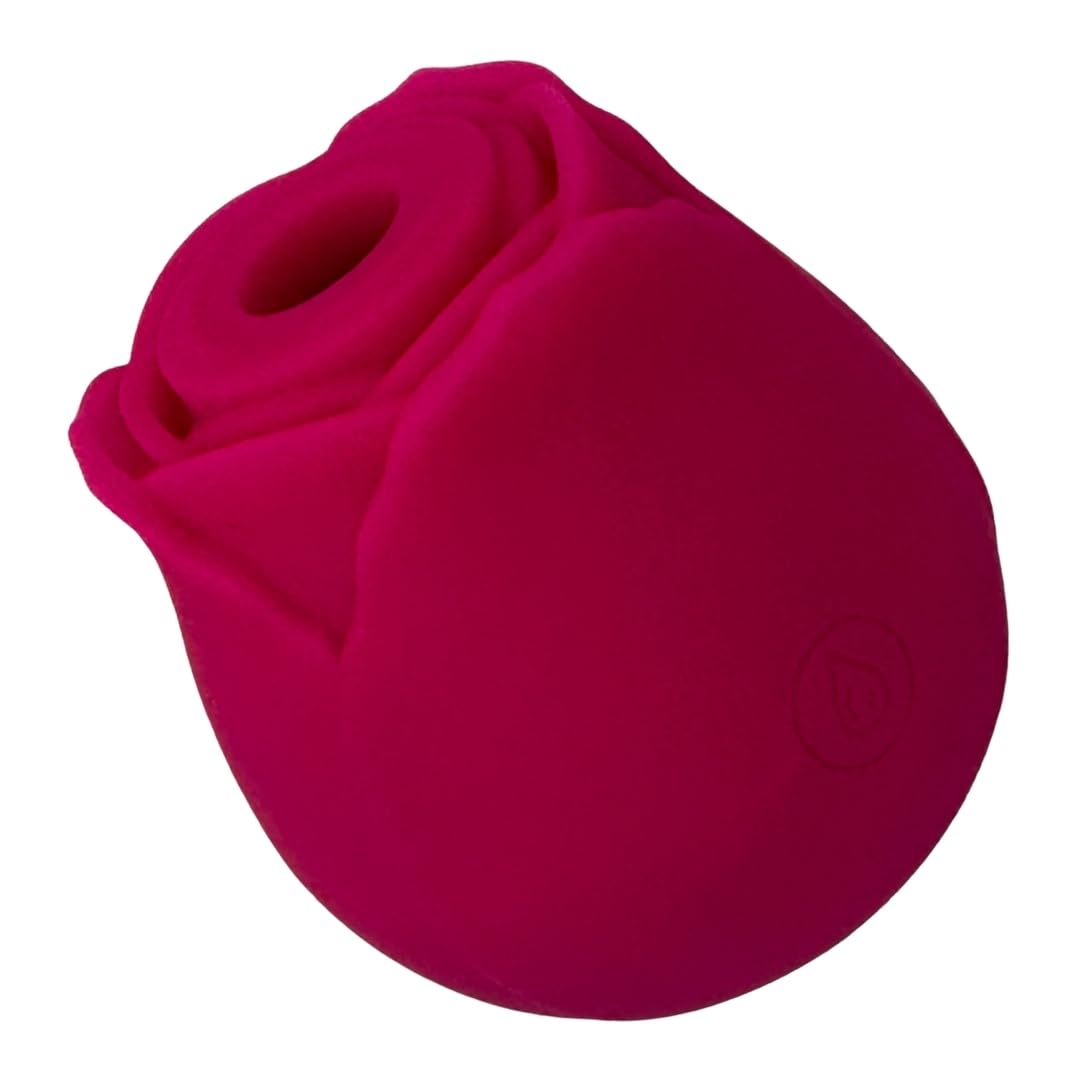 Rose Toy Rose Vibrator Suction Clit Stimulator for Women with 5 Frequency Settings ABS Food-Grade Silicone Rose Dildo