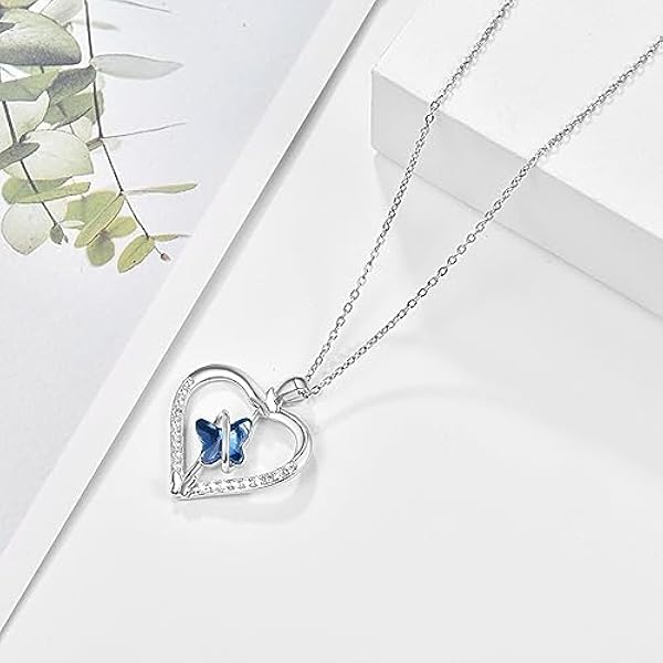 TANGPOET Collar de sol con inicial de plata de ley 925 con colgante de luna y sol para mujeres y niñas