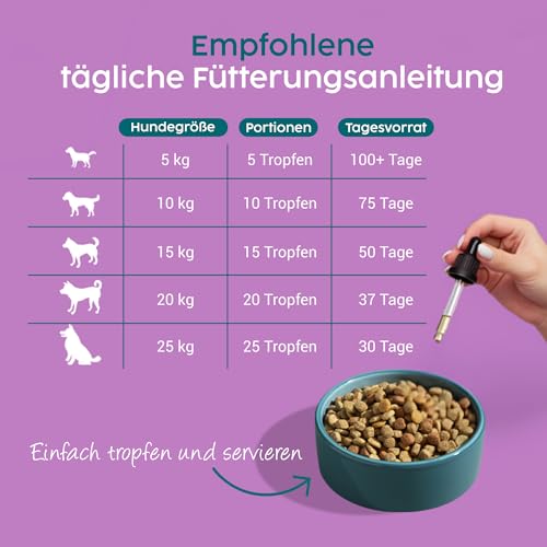 Zanipro Baldrian Beruhigung Tropfen für Hunde – Natürliche Hund Beruhigung bei Angst & Stress, Beruhigungstropfen Hund mit Baldrian & Helmkraut, Anti-Stress bei Silvester, Autofahrt & Trennung | 50 ml