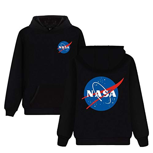 OtherNASA Space Rocket Moon Space Astronaut Novelty Black Men Women Unisex Hooded Sweatshirt Hoodie Black CL09898 - XS