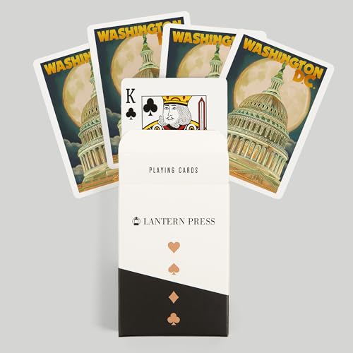 Lantern Press Naipes Washington DC Capitol 52 cartas miniatura 6