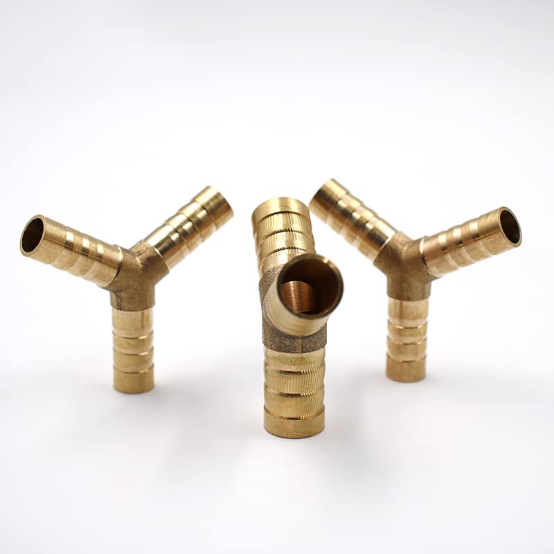 Connecteur Barbelé En Cuivre Massif - Formes T, Y, X - Pour Air, Eau, Carburant (6mm à 19mm)