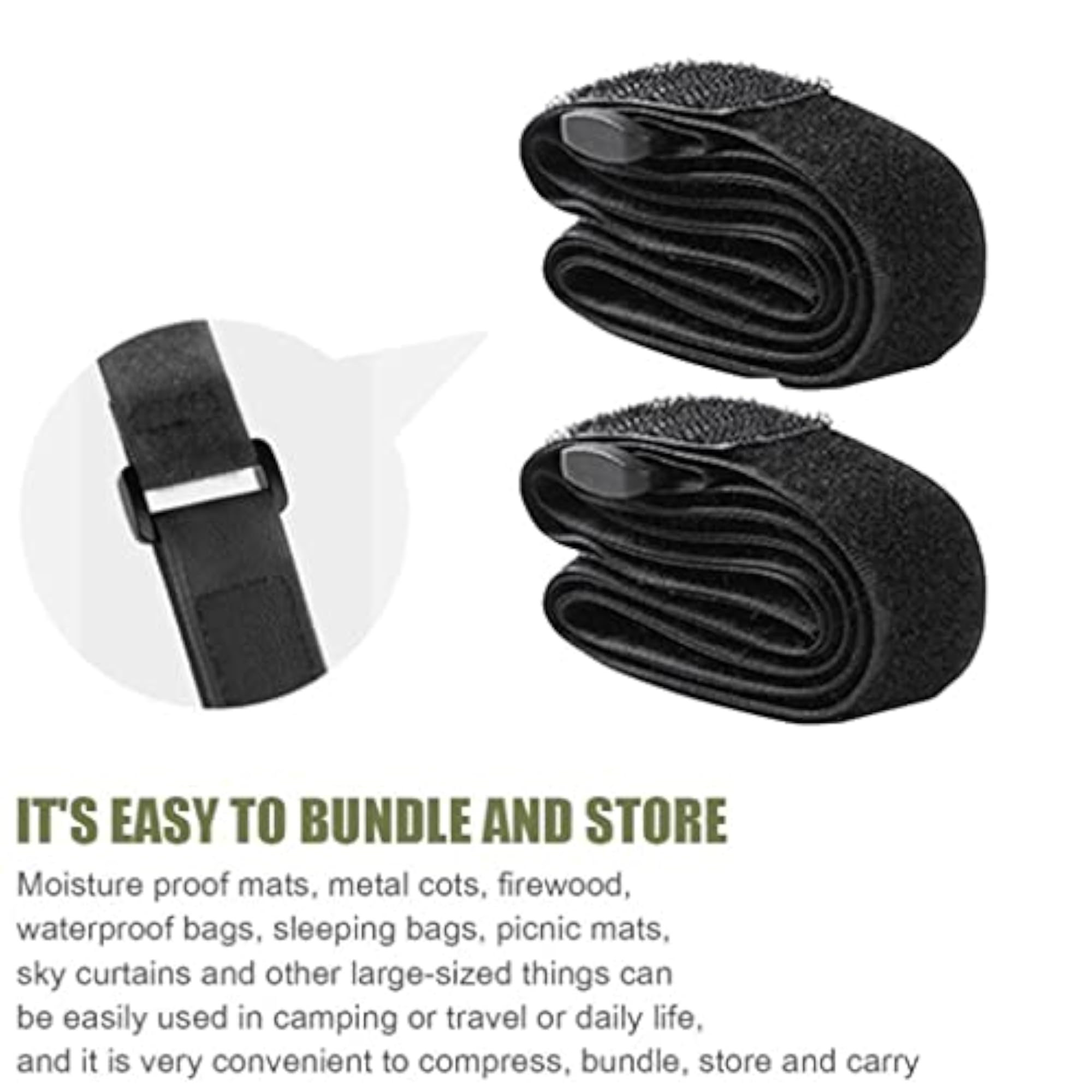 2pcs Tie Down Strap Safe Belt Cargo Carrier Lashing Strap