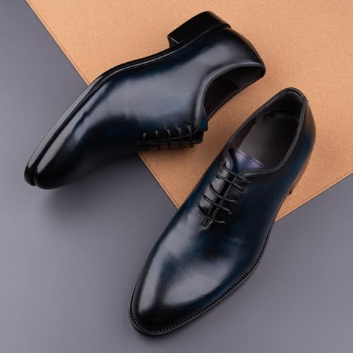 Men's Oxford Formal Fashion Luxury Dress Retro Shoes Genuine Cowhide Leather2