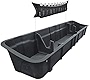 Tyger Auto Rear Underseat Storage Box TG-CB5F2228 Compatible with 2015-2022 Ford F-150; 2017-2022 F-250/F-350/F-450/F-550 Super Duty | Crew Cab | Not for F150 XL & XLT 300A Trims | Black Organizer