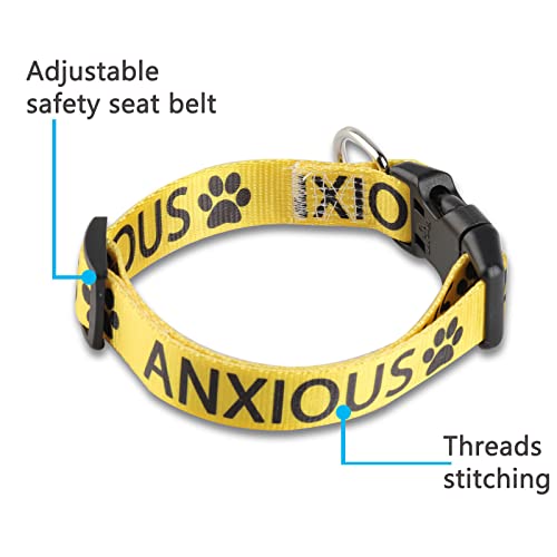 Nervous/Anxious Dog Collar Working Dog Collar Adjustable Pet Collar (Anxious Collar), Collar Collar - Image 3