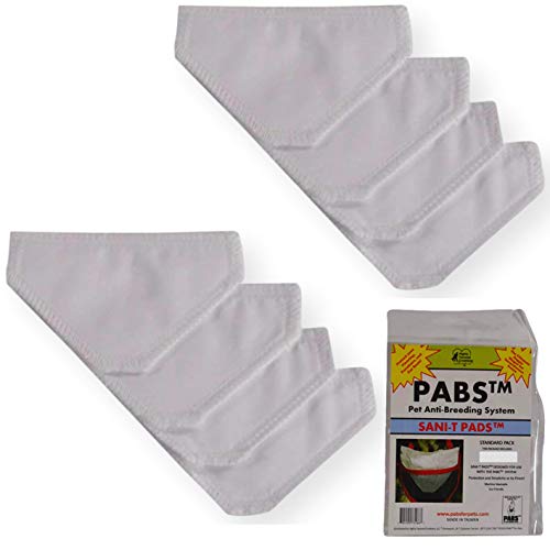 Pet Anti-Breeding System (PABS) Sani-T Pad Refill (4 Pack) (8 Sani-T Pads, X-Large)
