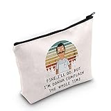 TSOTMO Cartoon TV Show Merchandise Gifts Bob Belcher Makeup Bag Gift Tina & Louise Zipper Pouch Gift Couple Gift Burgers Style Makeup Bag Gift For Bob's Fans (Complain)