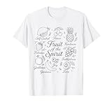 Fruit of The Spirit Christlicher Glaube Retro Bibelvers Design T-Shirt