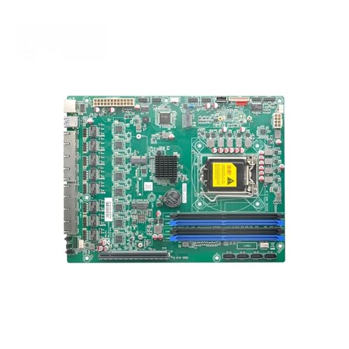 Placa Madre Placa Base Industrial 1151 I3 I5 I7 I9 6 9.ª generación 4 DDR4 8 I210AT Ethernet Firewall Servidor Placa Base