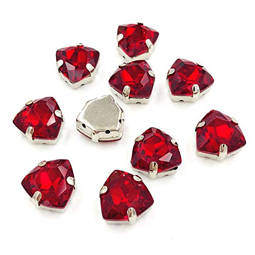 Amazon.co.jp: 台座付き K9 ガラス製ラインストーン 手芸用ビジュー