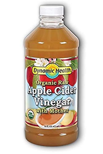 Dynamic Health59947 Organic Raw Apple Cider Vinegar with Mother (16fl. oz)