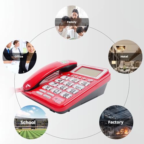 Téléphone fixe filaire à écran COOLHOOD combiné mural pour chambre d'hôtel - 2