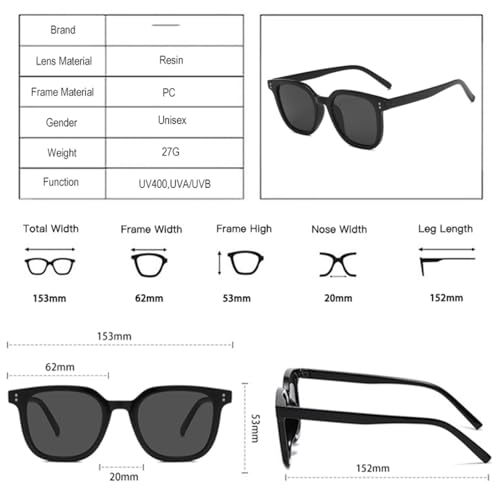 Lunettes de soleil de style rétro détails rivets de décoration chic - 6