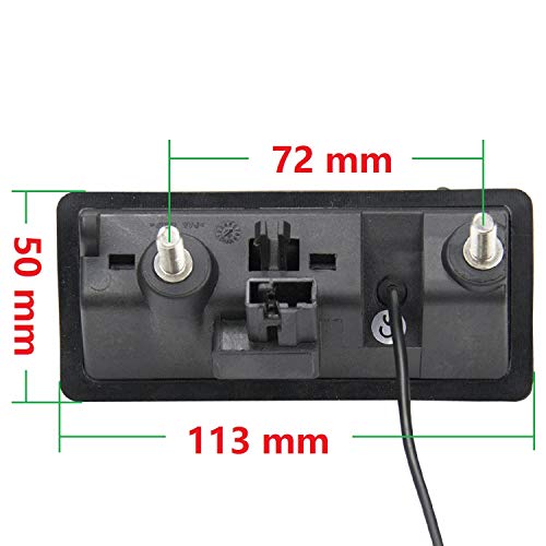 HD achteruitrijcamera 1280 * 720 pixels 1000TV lijn camera voor Caddy MK4 Golf 6 Plus Tiguan Passat B5/B6/B7 08-15… - Image 4