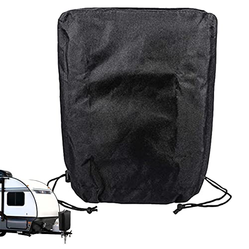 2 Pcs Capa para Capa de Jack RV - Tongue Jack Cover Para Trailer De Viagem Com Design De Cordão,Tamp