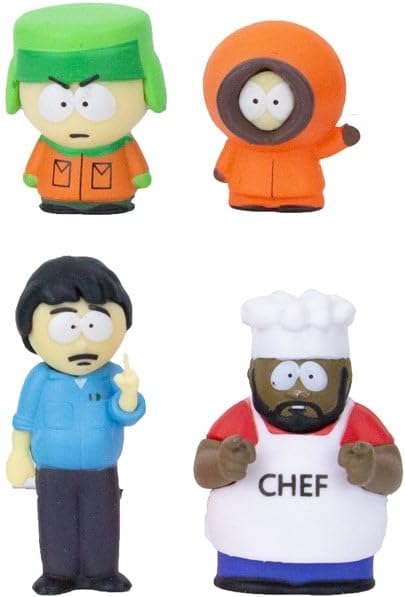 South Park 1 lot de 1 mini figurines dans un sac aveugle 9,5 x 13 cm