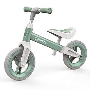 Bobike Toddler Balance Bike Toys for 1 to 4 Year Old Girls Boys Adjustable Seat and Handlebar No-Pedal Training Bike Best Gifts for Kids